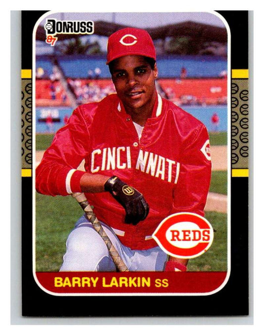 1987 Donruss #492 Barry Larkin RC Rookie Reds MLB Mint Baseball