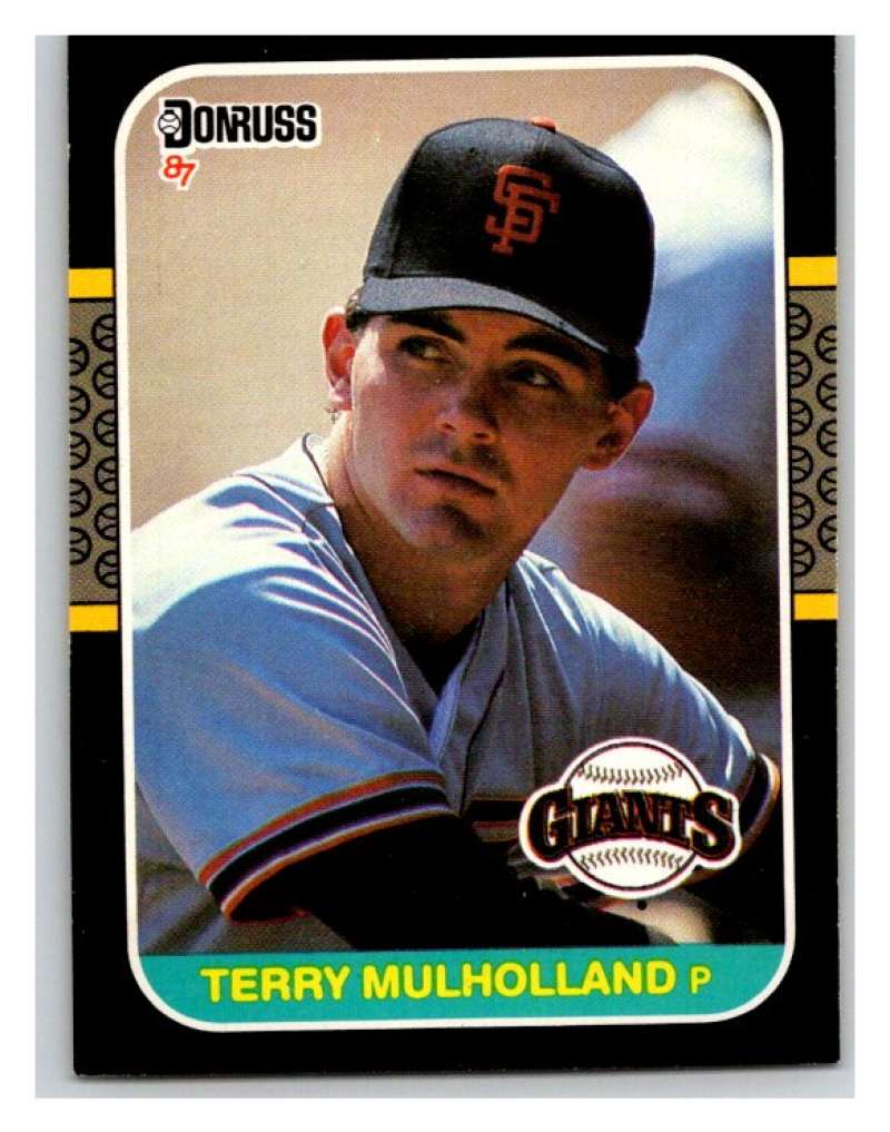 1987 Donruss #515 Terry Mulholland RC Rookie Giants MLB Mint Baseball Image 1