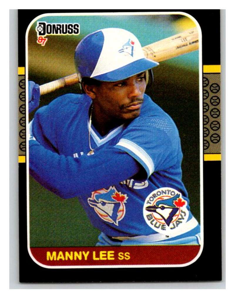 1987 Donruss #518 Manuel Lee Blue Jays MLB Mint Baseball Image 1