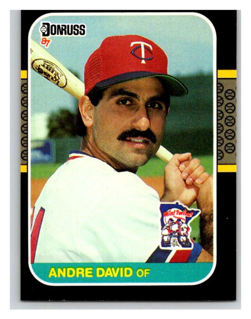 1987 Donruss #519 Andre David Twins MLB Mint Baseball Image 1