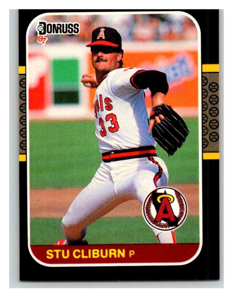 1987 Donruss #530 Stew Cliburn Angels MLB Mint Baseball Image 1