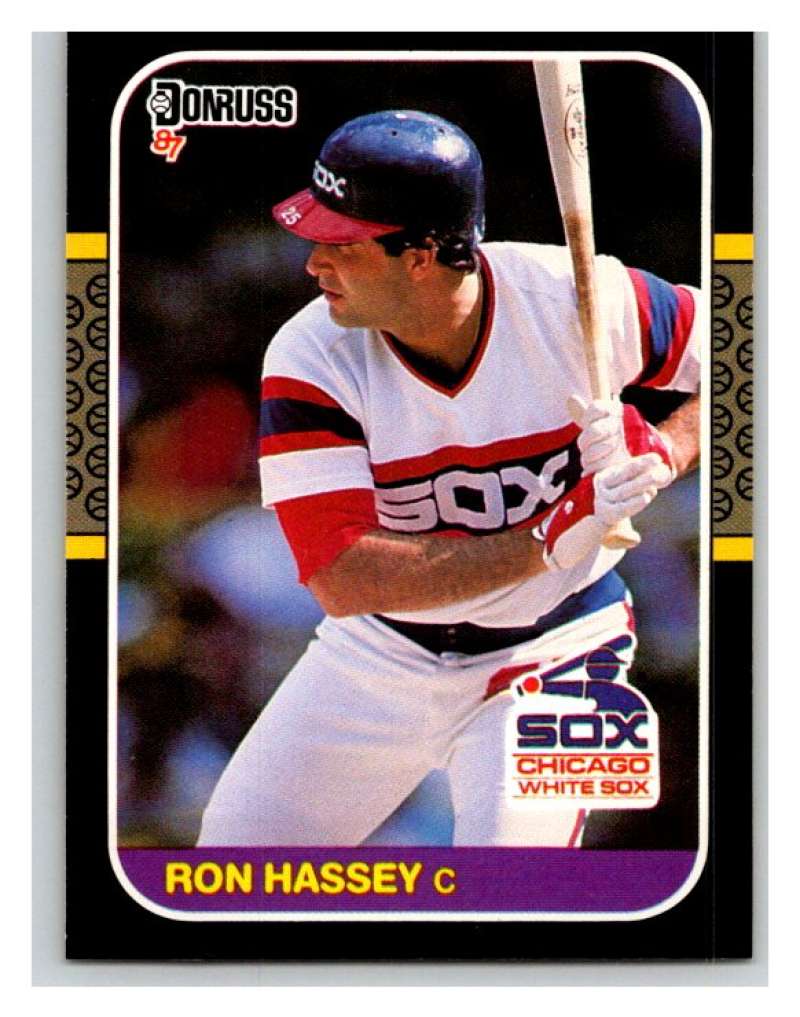 1987 Donruss #532 Ron Hassey White Sox MLB Mint Baseball Image 1