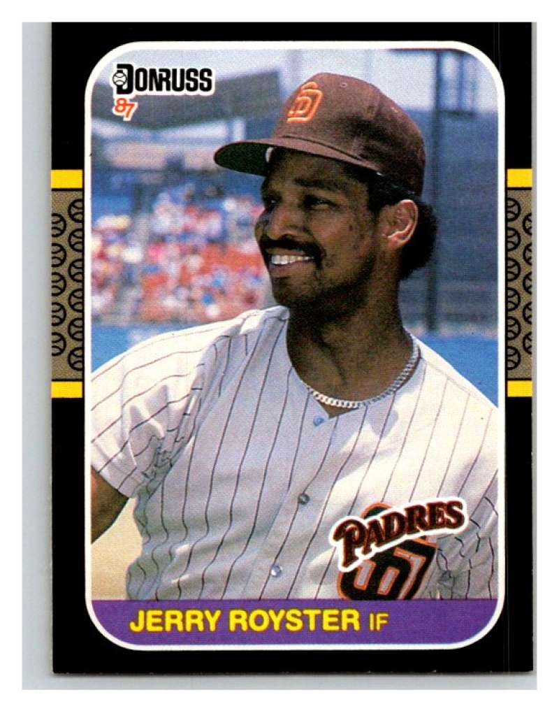 1987 Donruss #534 Jerry Royster Padres MLB Mint Baseball Image 1