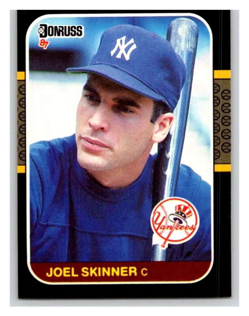 1987 Donruss #545 Joel Skinner Yankees MLB Mint Baseball Image 1