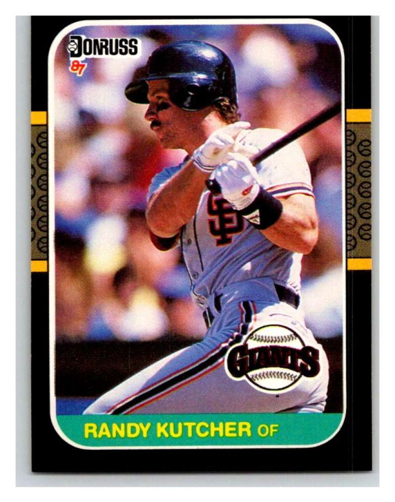 1987 Donruss #547 Randy Kutcher RC Rookie Giants MLB Mint Baseball Image 1