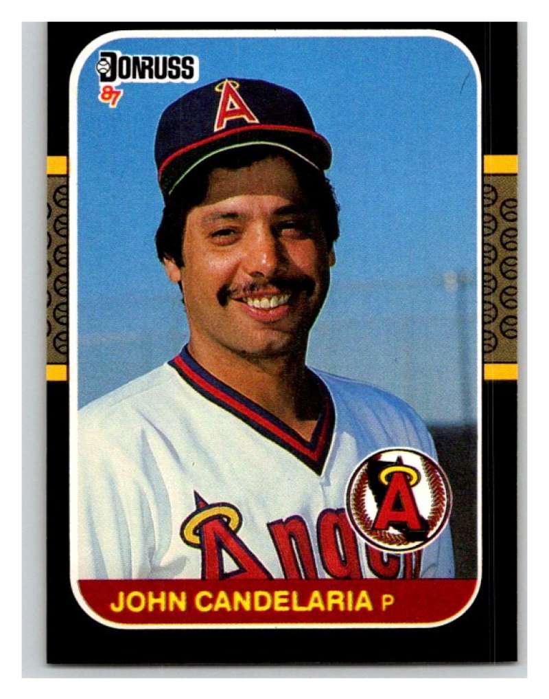 1987 Donruss #551 John Candelaria Angels MLB Mint Baseball Image 1