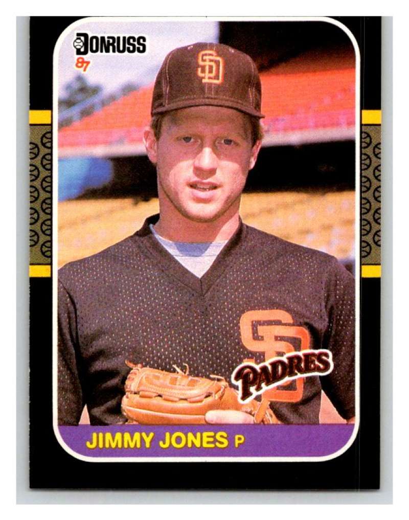 1987 Donruss #557 Jimmy Jones RC Rookie Padres MLB Mint Baseball Image 1