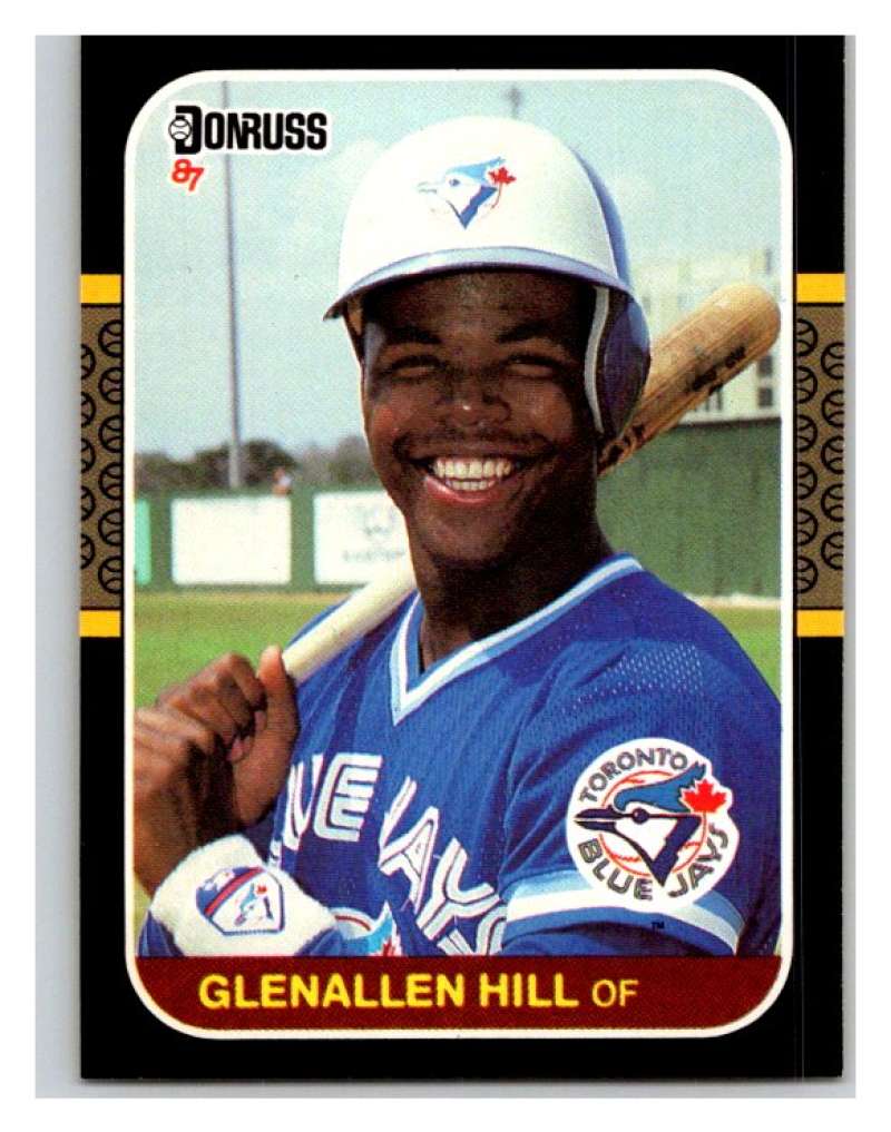 1987 Donruss #561 Glenallen Hill RC Rookie Blue Jays MLB Mint Baseball Image 1