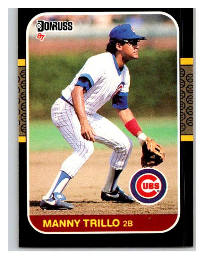 1987 Donruss #570 Manny Trillo Cubs MLB Mint Baseball Image 1