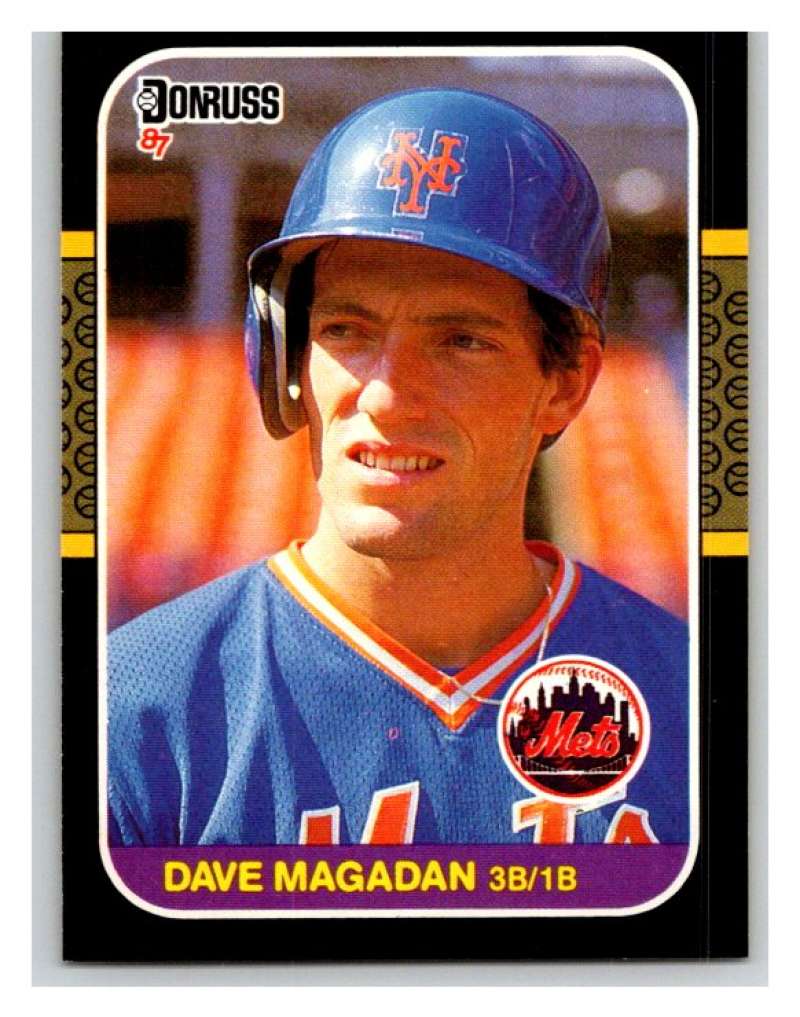 1987 Donruss #575 Dave Magadan RC Rookie Mets MLB Mint Baseball Image 1