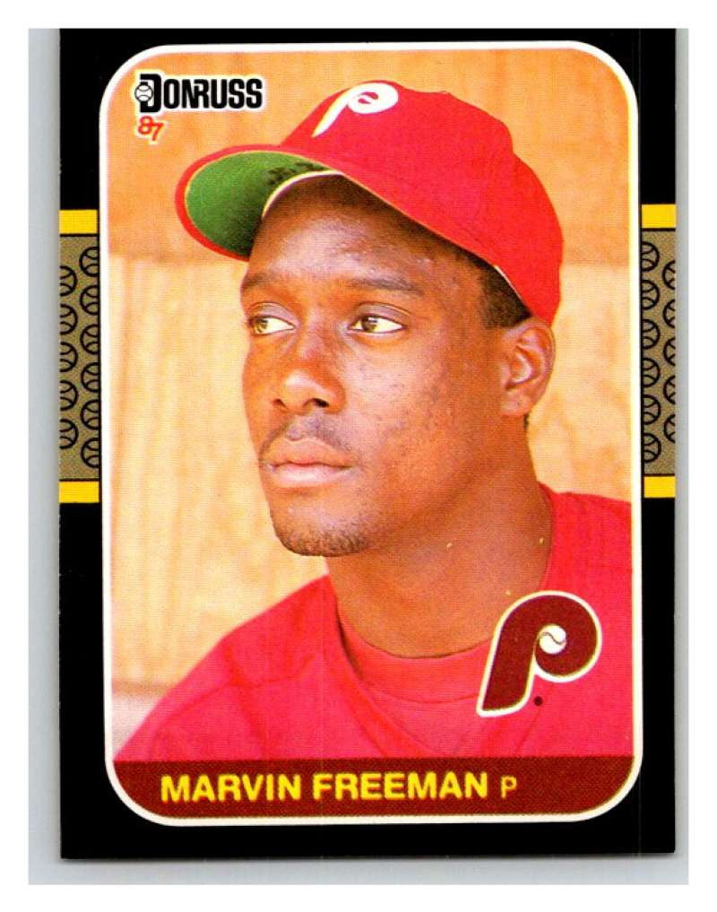 1987 Donruss #576 Marvin Freeman RC Rookie Phillies MLB Mint Baseball