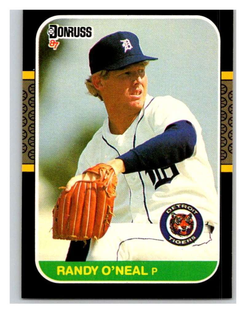 1987 Donruss #584 Randy O'Neal Tigers MLB Mint Baseball Image 1