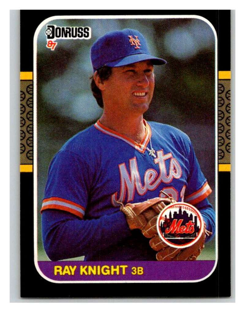 1987 Donruss #586 Ray Knight Mets MLB Mint Baseball