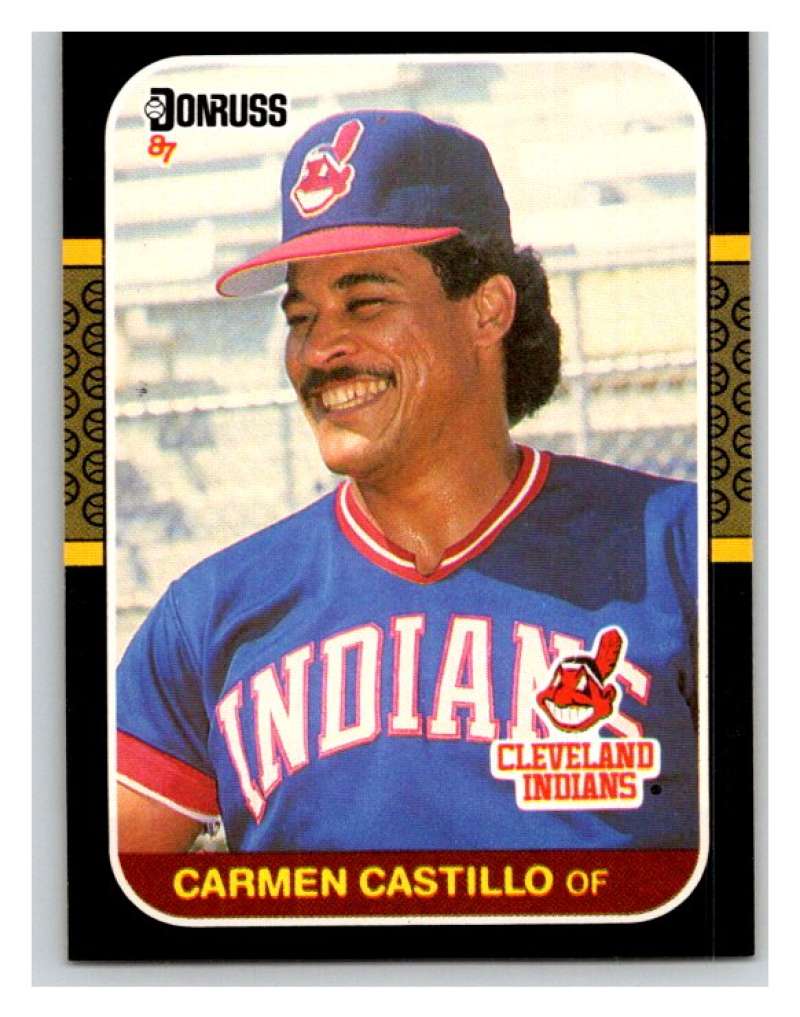 1987 Donruss #588 Carmen Castillo Indians MLB Mint Baseball Image 1