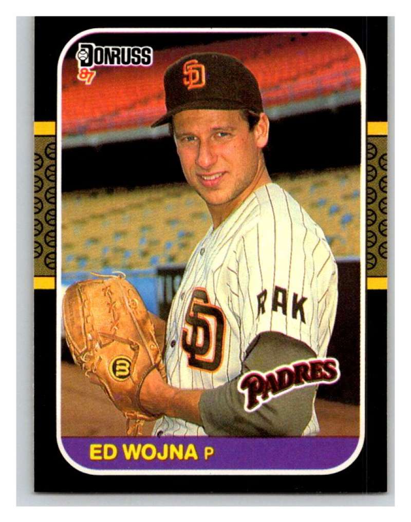 1987 Donruss #589 Ed Wojna Padres MLB Mint Baseball Image 1