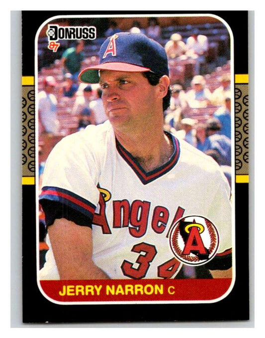 1987 Donruss #603 Jerry Narron Angels MLB Mint Baseball