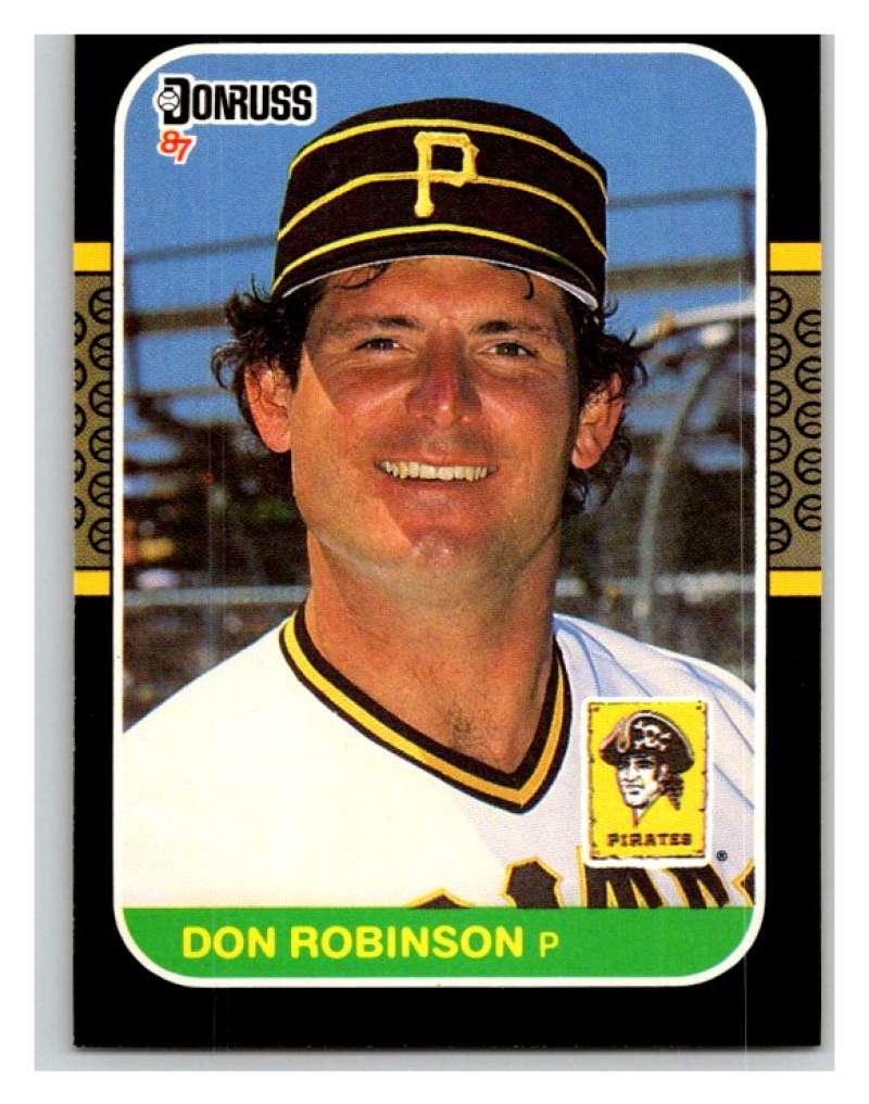 1987 Donruss #608 Don Robinson Pirates MLB Mint Baseball Image 1