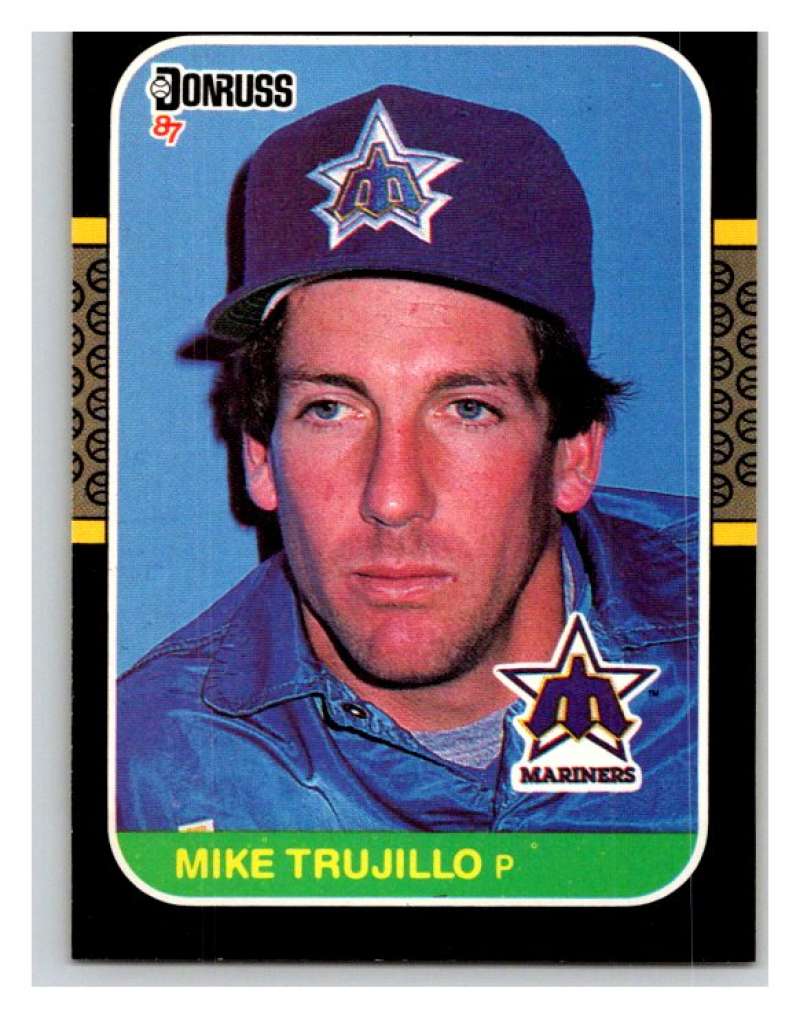 1987 Donruss #613 Mike Trujillo Mariners MLB Mint Baseball Image 1