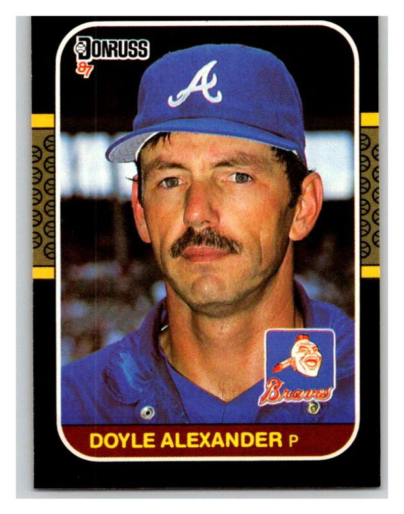 1987 Donruss #657 Doyle Alexander Braves MLB Mint Baseball Image 1