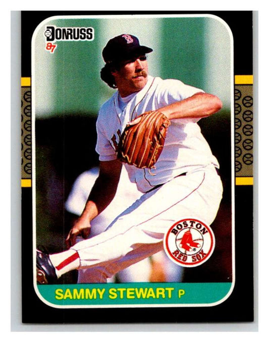 1987 Donruss #658 Sammy Stewart Red Sox MLB Mint Baseball