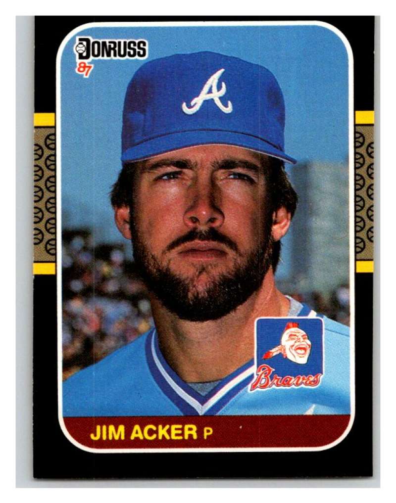 1987 Donruss #659 Jim Acker Braves MLB Mint Baseball Image 1