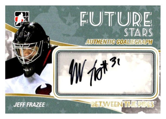2010-11 In The Game Between the Pipes Autographs #AJF Jeff Frazee NM-MT 02961 Image 1