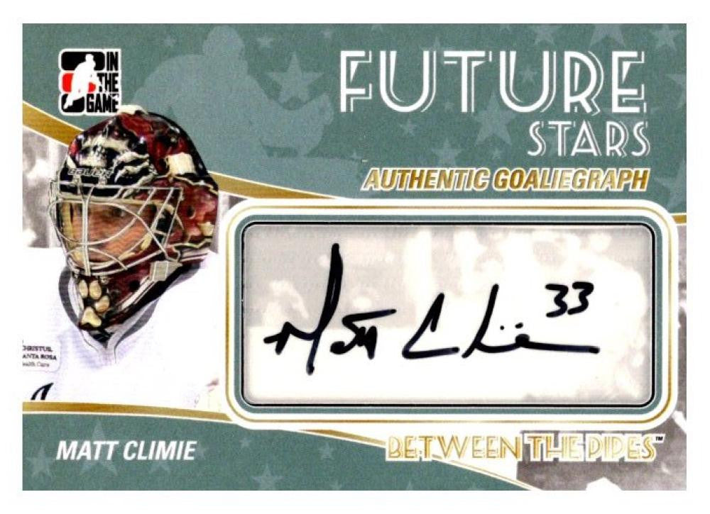 2010-11 In The Game Between the Pipes Autographs #AMC Matt Climie NM-MT 02964