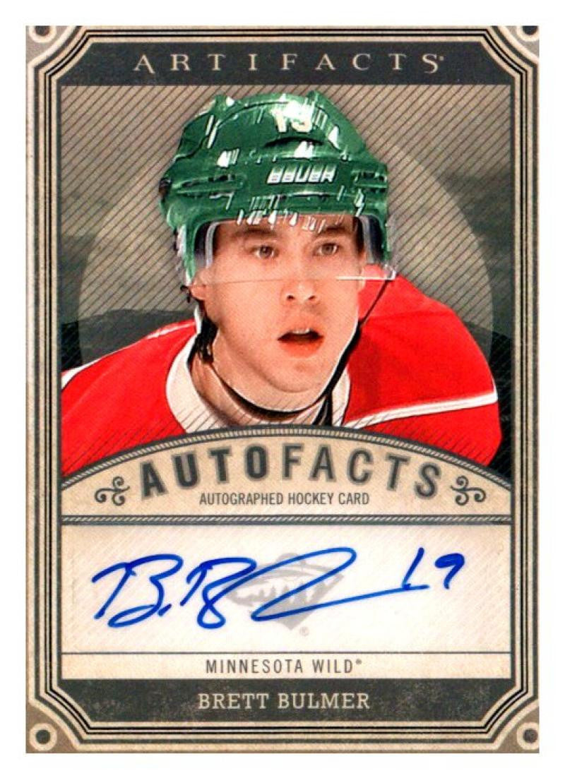 2013-14 Upper Deck Artifacts Autofacts #A-BB Brett Bulmer MINT Hockey Auto 02968