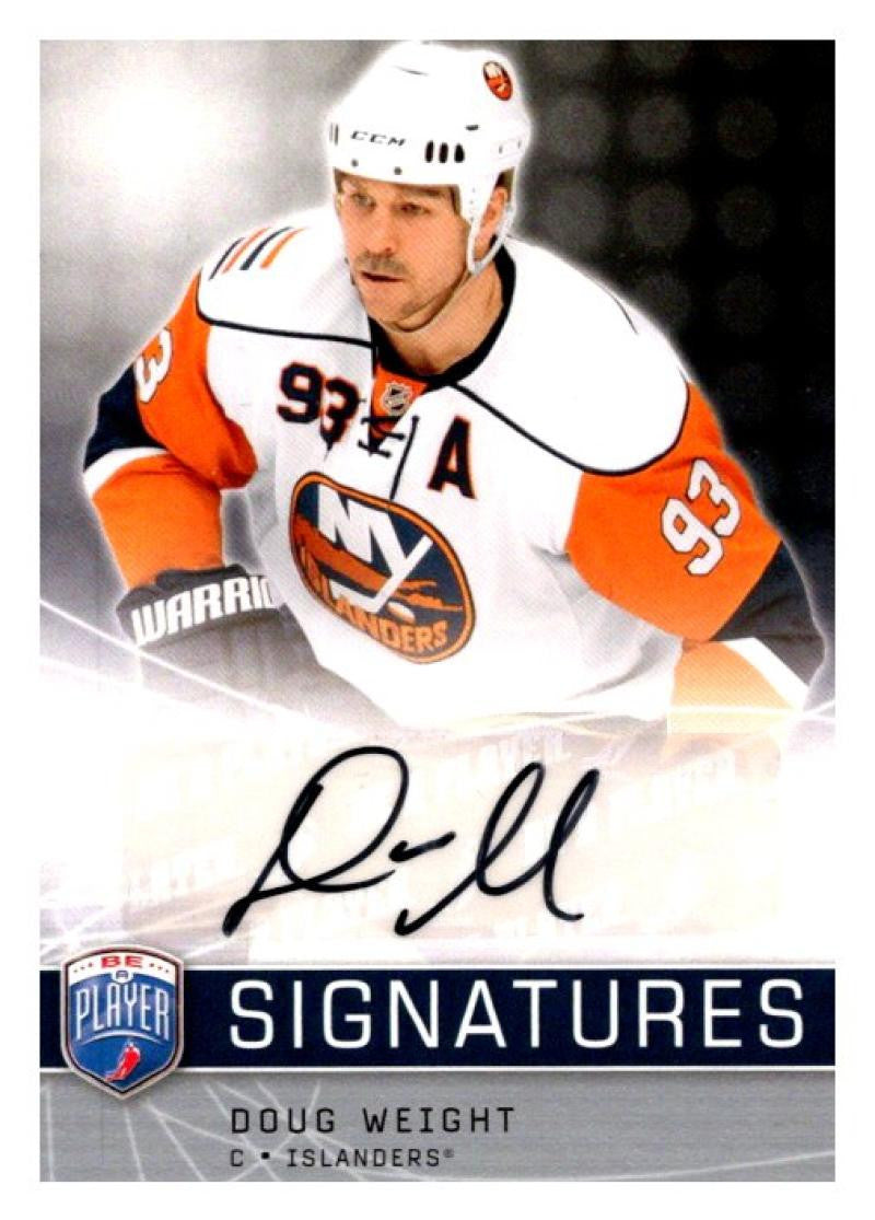 2008-09 Upper Deck Be A Player Signatures #S-DW Doug Weight MINT Auto 02973