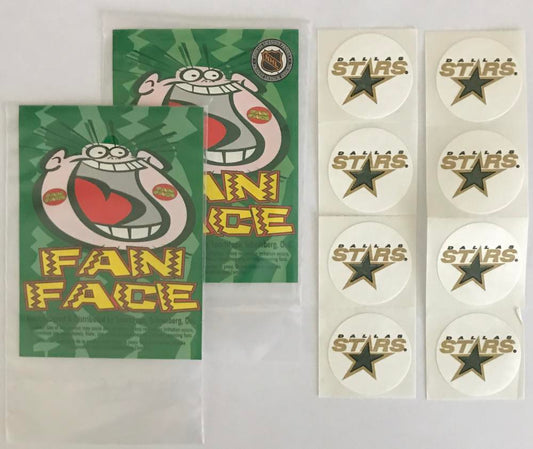 (HCW) 2 Packs of Dallas Stars 1.25" Logo Stickers - 4/Pack = 8 Total Image 1
