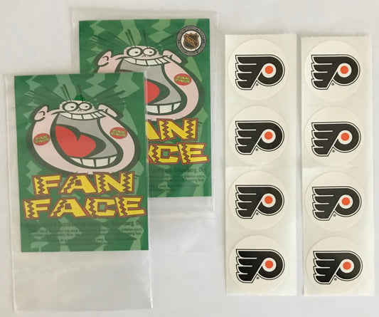 (HCW) 2 Packs of Philadelphia Flyers 1.25" Logo Stickers - 4/Pack = 8 Total Image 1