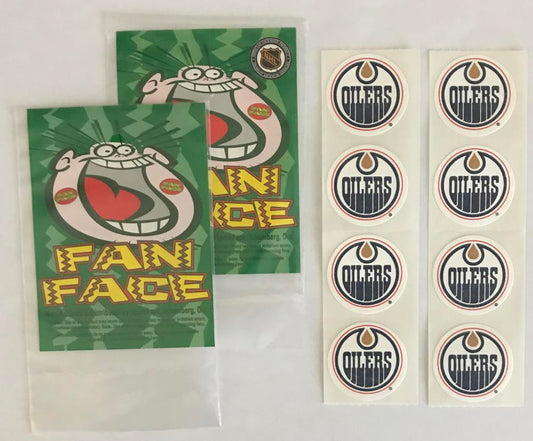 (HCW) 2 Packs of Edmonton Oilers 1.25" Logo Stickers - 4/Pack = 8 Total Image 1