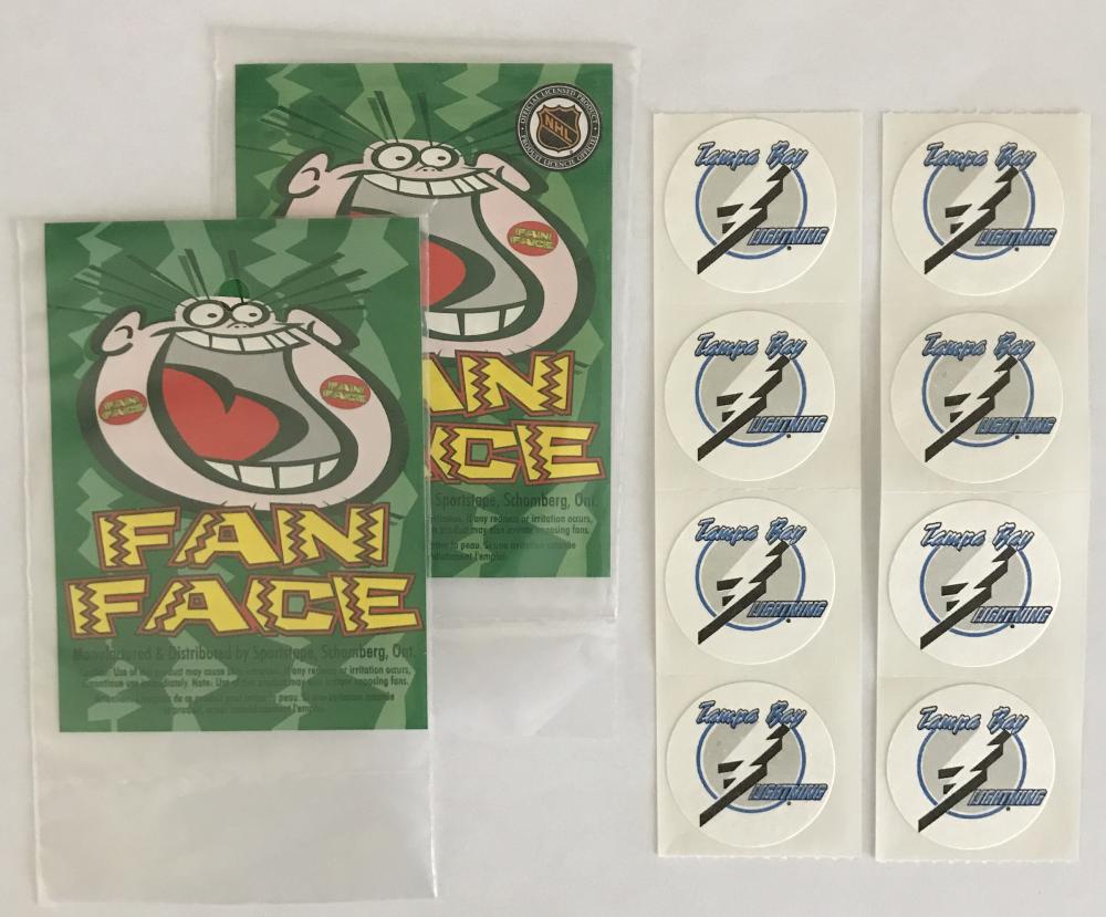 (HCW) 2 Packs of Tampa Bay Lightning 1.25" Logo Stickers - 4/Pack = 8 Total Image 1