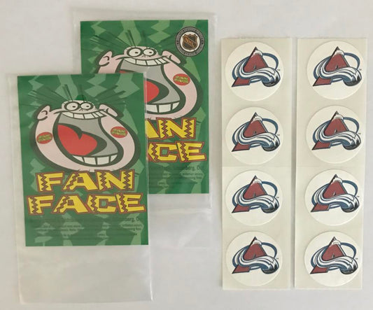 (HCW) 2 Packs of Colorado Avalanche 1.25" Logo Stickers - 4/Pack = 8 Total Image 1