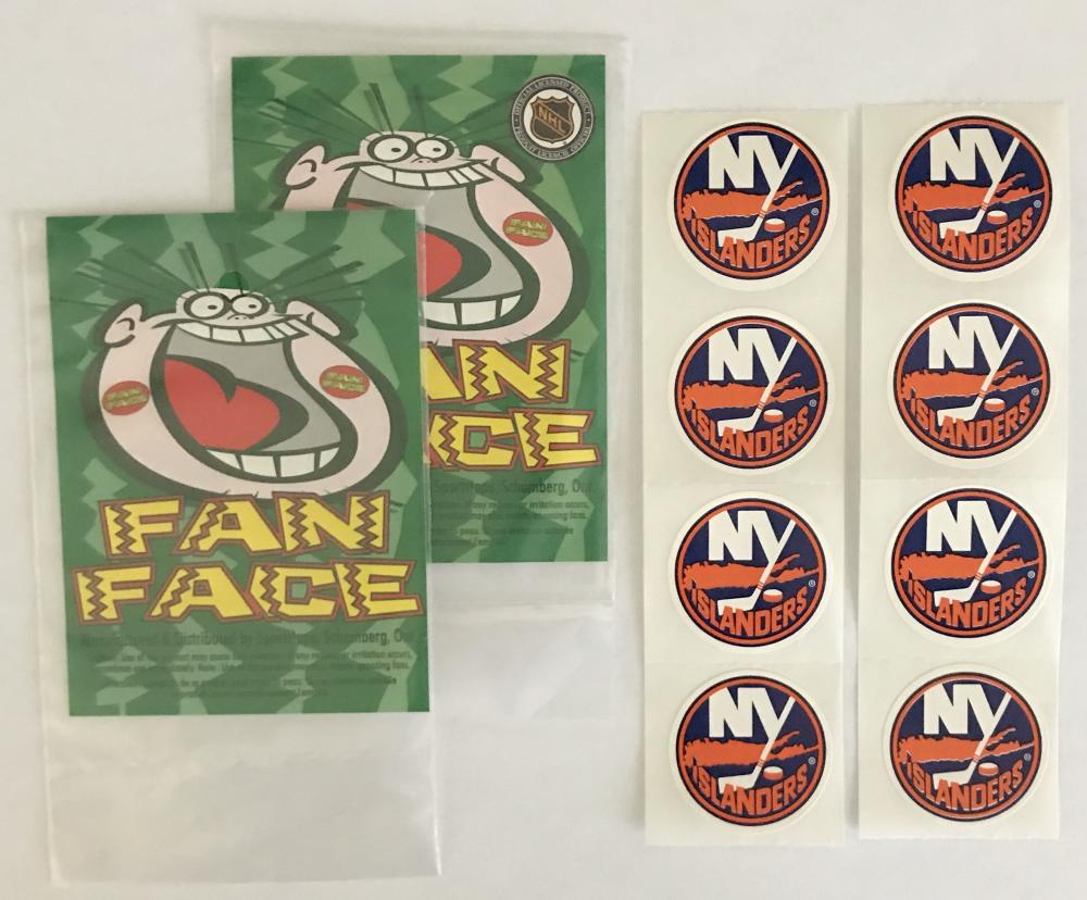 (HCW) 2 Packs of New York Islanders 1.25" Logo Stickers - 4/Pack = 8 Total Image 1