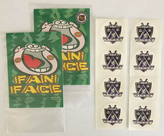 (HCW) 2 Packs of Los Angeles Kings 1.25" Logo Stickers - 4/Pack = 8 Total Image 1