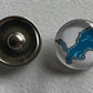 (HCW) Detroit Lions NFL Snap Ginger Button Jewelry for Jackets, Bracelets Image 1