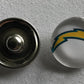 (HCW) Los Angeles Chargers NFL Snap Ginger Button Jewelry for Jackets, Bracelets Image 1
