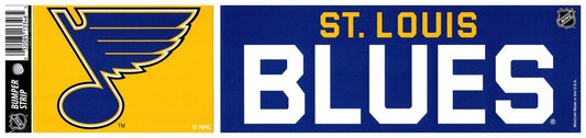 St. Louis Blues old 3" x 12" Bumper Strip  Sticker Decal