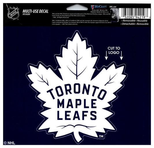 Toronto Maple Leafs 2016 Multi-Use Coloured Decal Sticker 5"x6"  Licensed