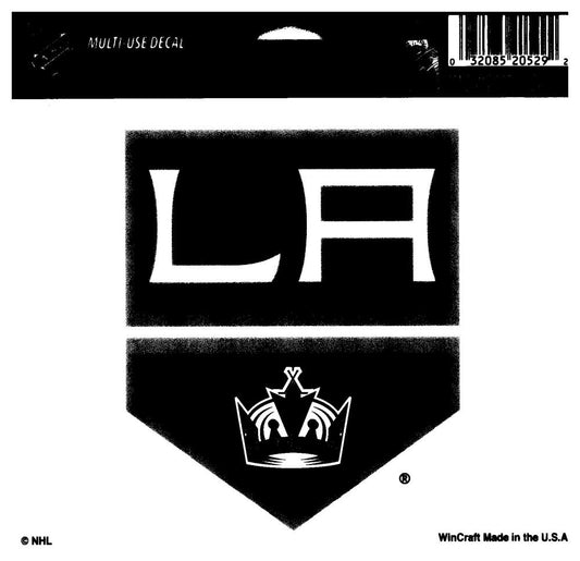 (HCW) Los Angeles Kings Multi-Use Coloured Decal Sticker 5"x6" NHL Licensed Image 1