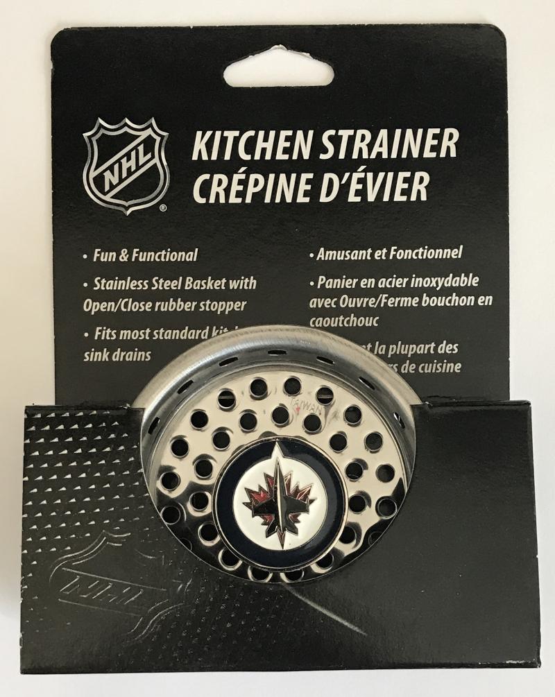 (HCW) Winnipeg Jets Stainless Steel Kitchen Sink NHL Strainer Image 1