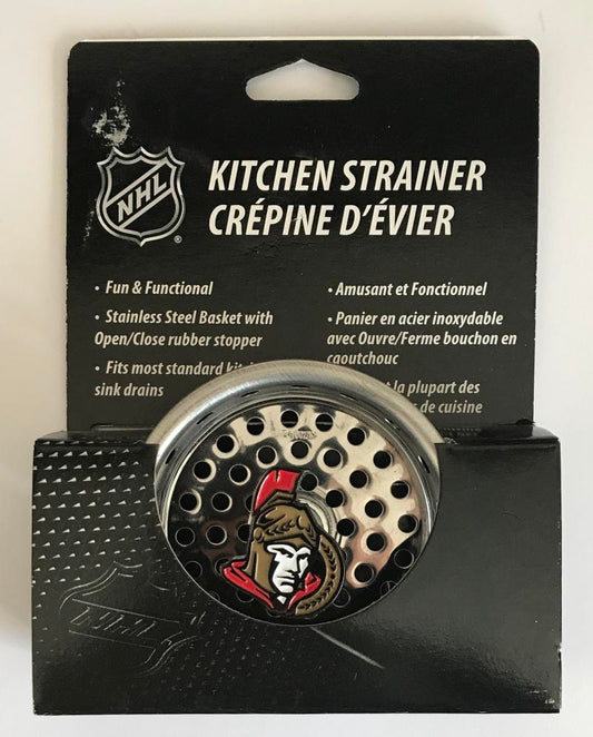 (HCW) Ottawa Senators Stainless Steel Kitchen Sink NHL Strainer Image 1