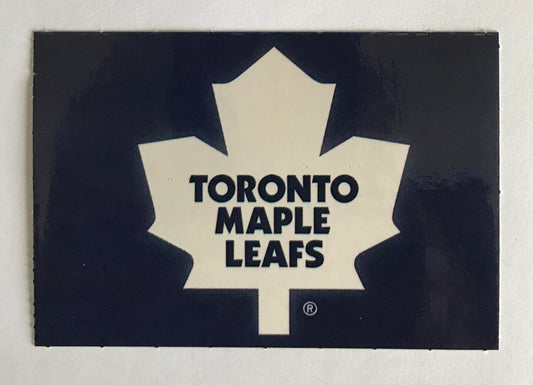 (HCW) Toronto Maple Leafs Blue Banner Coloured Decal Sticker 4"x3" NHL Licensed Image 1