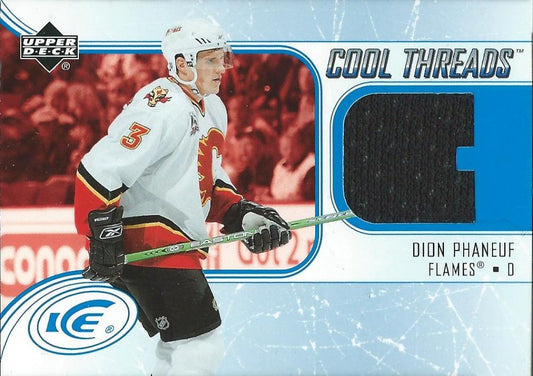 2005-06 Upper Deck Ice Cool Threads #CTDP Dion Phaneuf NM-MT Hockey NHL MEM 03014 Image 1