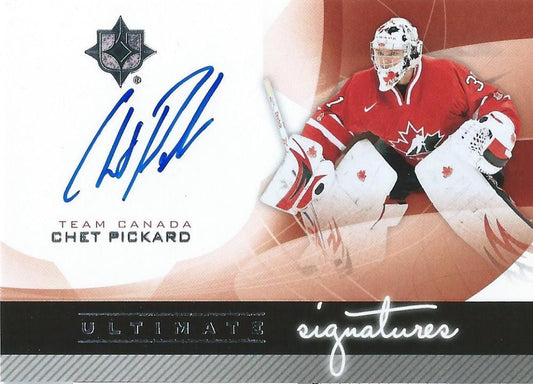 (HCW) 2012-13 Ultimate Collection Ultimate Signatures Auto Chet Pickard B 03038