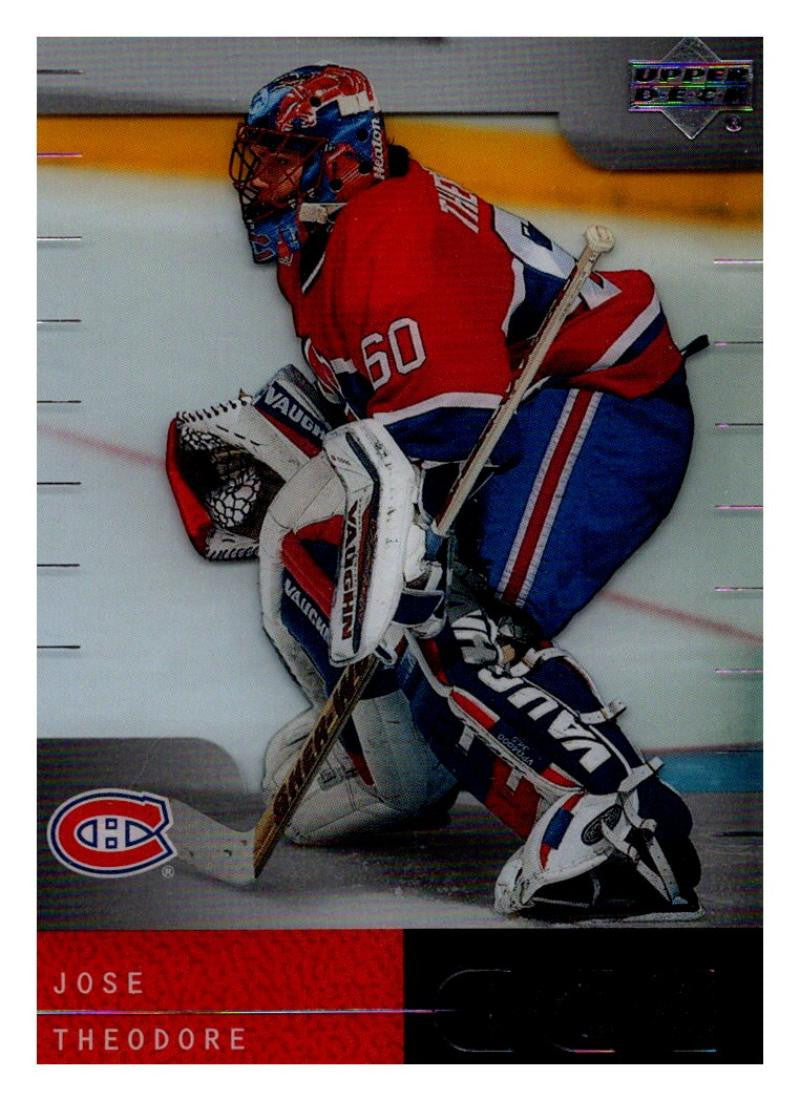 (HCW) 2000-01 Upper Deck Ice #22 Jose Theodore NHL Hockey Card 03044