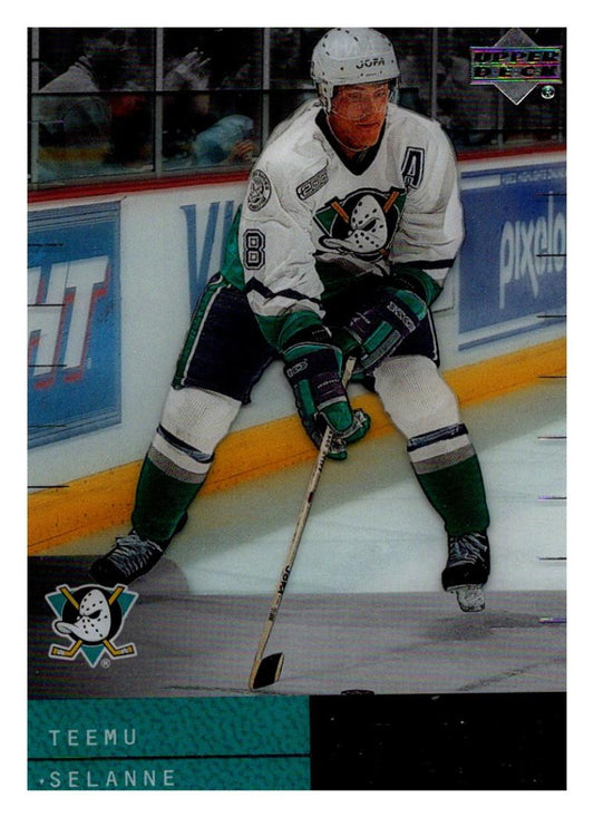 (HCW) 2000-01 Upper Deck Ice #2 Teemu Selanne NHL Hockey Card 03045