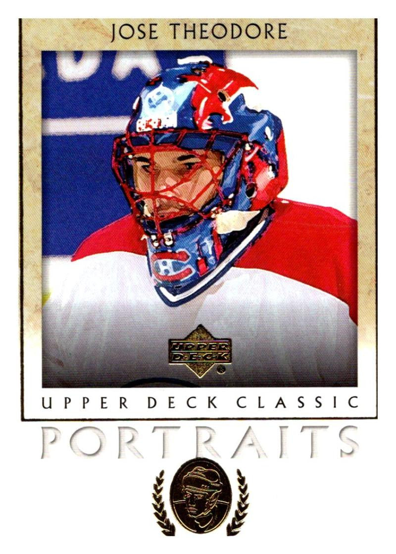 (HCW) 2002-03 Upper Deck Classic Portraits #53 Jose Theodore NHL 03052