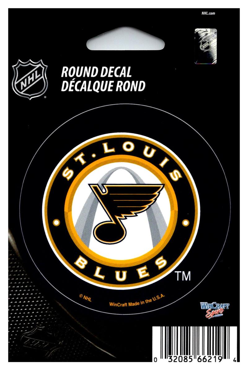 (HCW) St. Louis Blues 3" Round Vinyl Decal Sticker NHL Licensed In/Outdoor Image 1